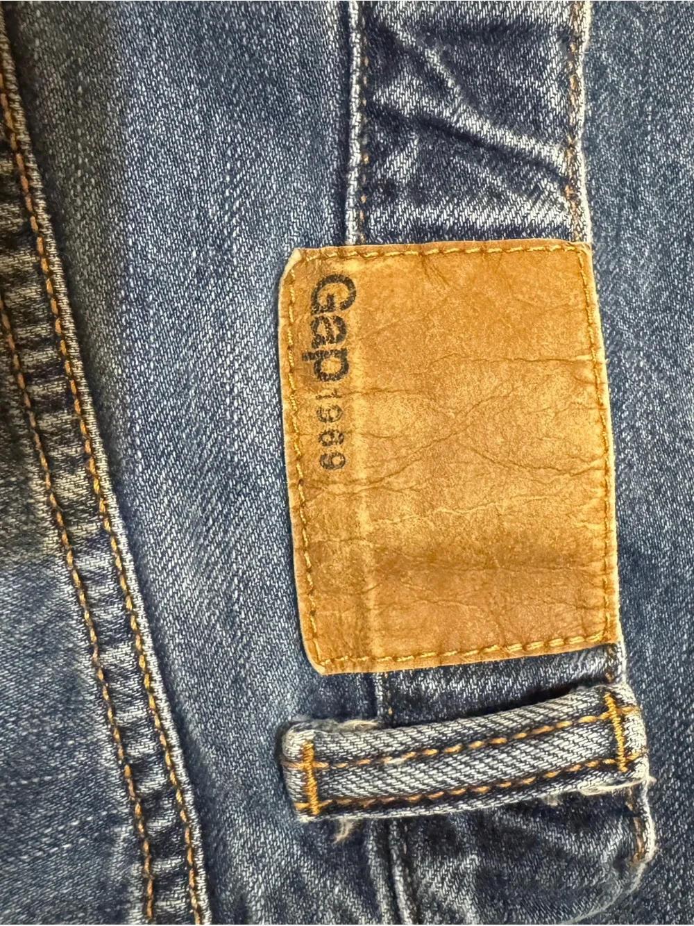 GAP Medium Blue Relaxed Straight Jeans